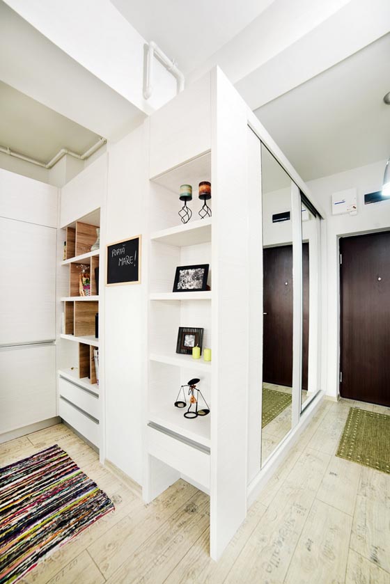 Creatively Convert 40 Square Meter into Two Rooms