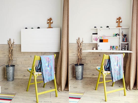 Creatively Convert 40 Square Meter into Two Rooms