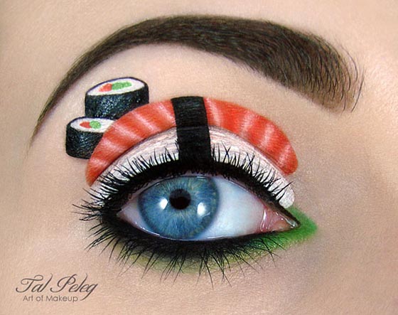 Creative and Unusual Eye Makeup Art by Tal Peleg