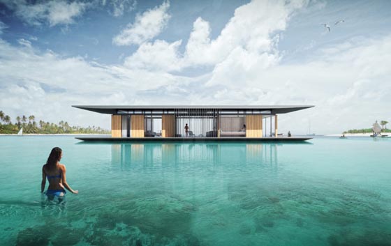 Floating House: a Mobile House for People who Appreciate Freedom and Nature
