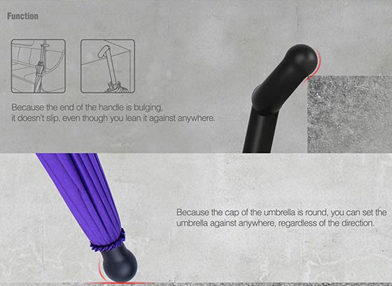 Rotation Handle Umbrella: an Umbrella Makes Your Life a Bit Easier