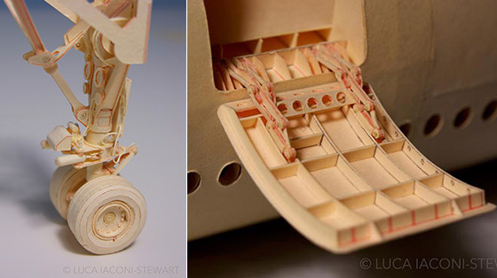 Highly Detailed 1:60-Scale Boeing 777 Paper Model by Luca Iaconi-Stewart