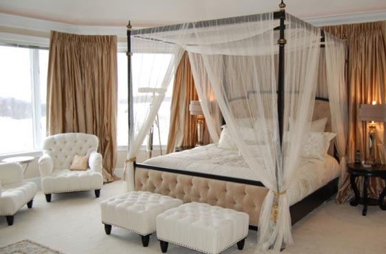 45 Beautiful Bedroom Decorated with Canopy Beds