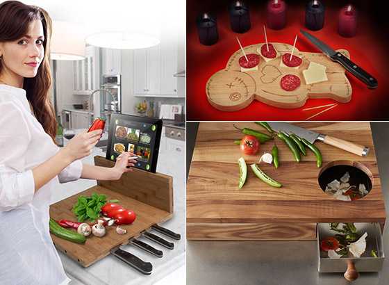 Innovative kitchen accessories, cutting board