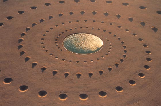 Desert Breath: Land Art Installation in the Sahara Desert