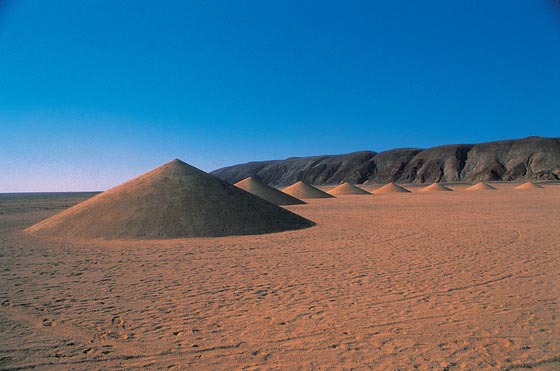 Desert Breath: Land Art Installation in the Sahara Desert
