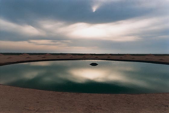 Desert Breath: Land Art Installation in the Sahara Desert