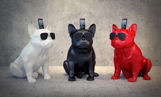 AeroBull: Stylish Bulldog Bluetooth-speakers – Design Swan