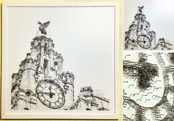 Amazing Hammer & Nail Stippling Artworks by David Foster