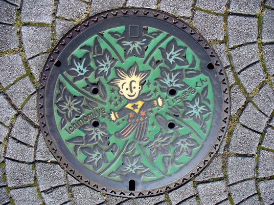 Artistic Manhole Covers in Japan