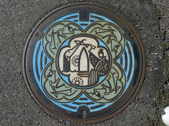 Artistic Manhole Covers in Japan