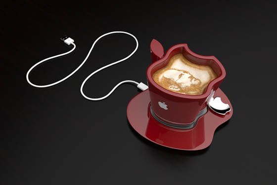 Apple iCup: an USB Warming Coffee Mug Concept