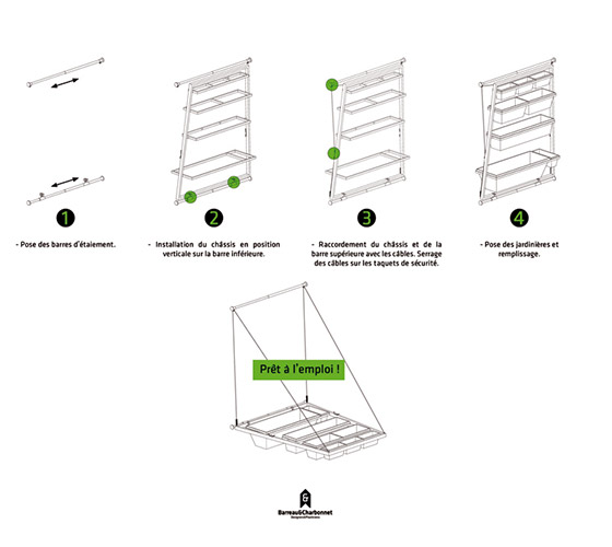 Volet végétal: a Creative Plant Holder for People Live without Gardens and Balcony