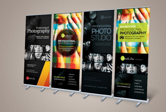 banner vertical creative banners advertisement designswan standing trade conference professional exhibition tradeshow inspiration swan continue reading pull tag events