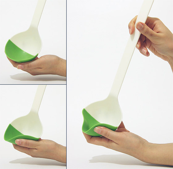 Ladle Sweeper: Easily Remove the Last of Food from Pot