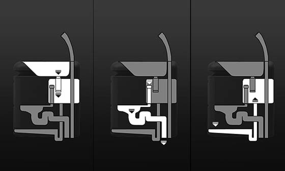 Q-Compact Toilet: Washbasin + Toilet + Shower