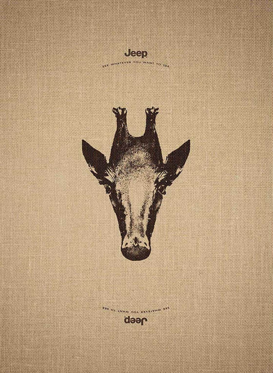 Creative Jeep Ad Campaign: See Whatever You Want to See