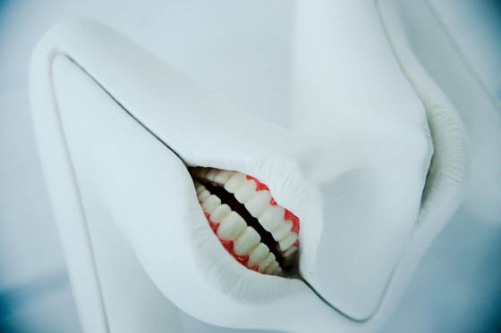 Creepy 3D Oral Alphabet by Takayuki Ogawa