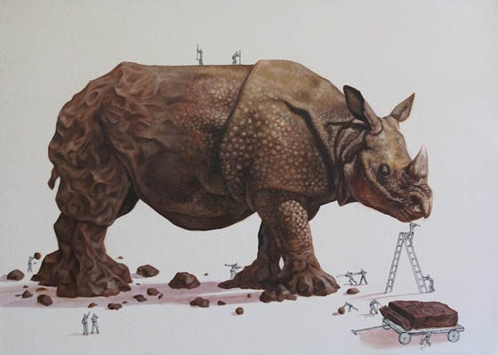 Whimsical Illustrations Depict How Animals Are Created