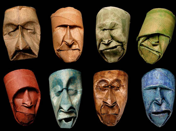 Expressive Toilet Paper Roll Mask by Junior Fritz Jacquet