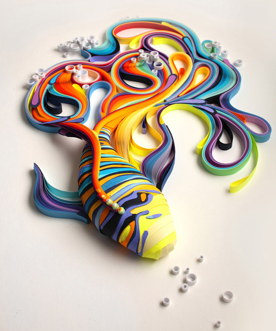 Amazing Quilled Paper Illustrations by Yulia Brodskaya