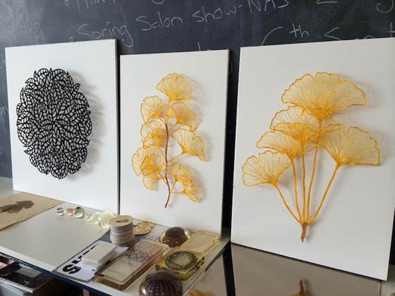Elaborate Embroideries Mimic Delicate Natural Forms