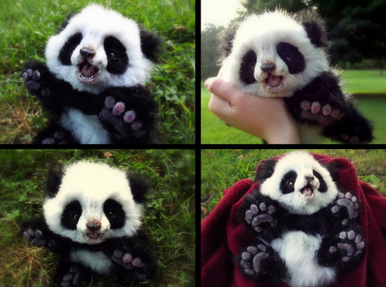 Super Realistic Baby Animal Plush Toys