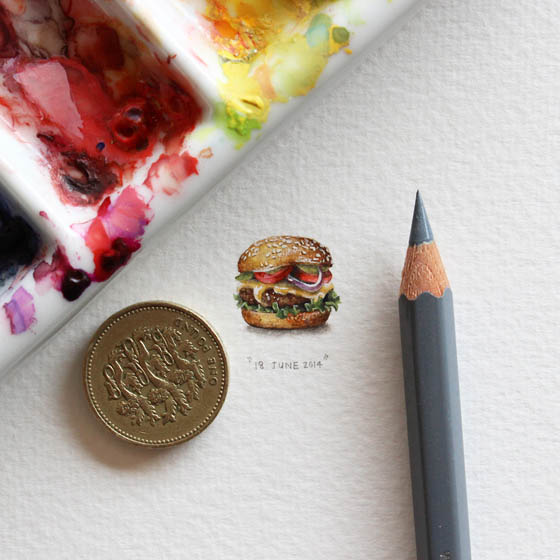 Superbly Detailed Miniature Paintings by Lorraine Loots