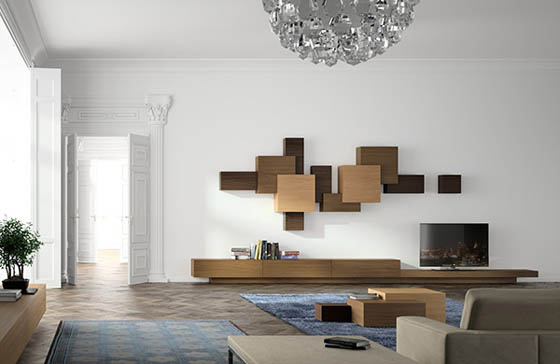 Collage: Sculptural Shelving System by DSIGNIO
