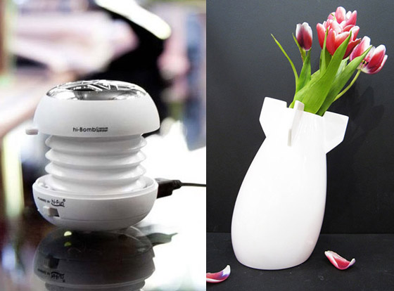 8 Cool Bomb Shaped Product Designs