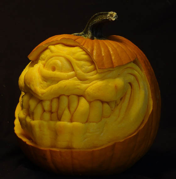 Scariest Pumpkin Carving from Jon Neill - Design Swan