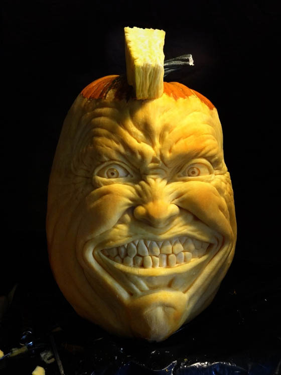 Scariest Pumpkin Carving from Jon Neill - Design Swan