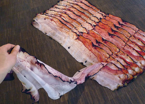 Fou Lard: Unusual Bacon Inspired Skill Scarf