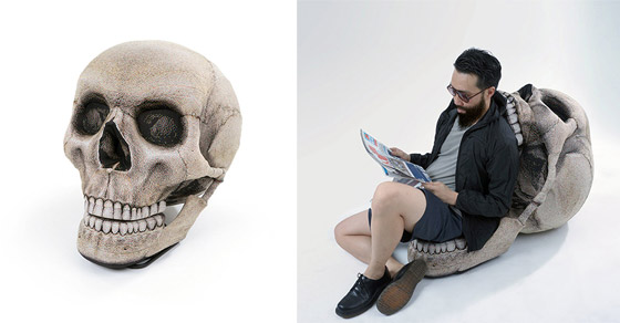 10 Cool and Unusual Chairs Inspired by Skull and Skeleton