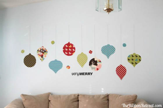 17 Beautiful Christmas Wall Decoration Ideas