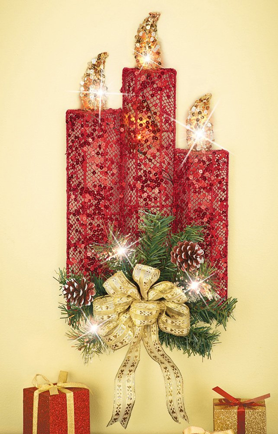 17 Beautiful Christmas Wall Decoration Ideas