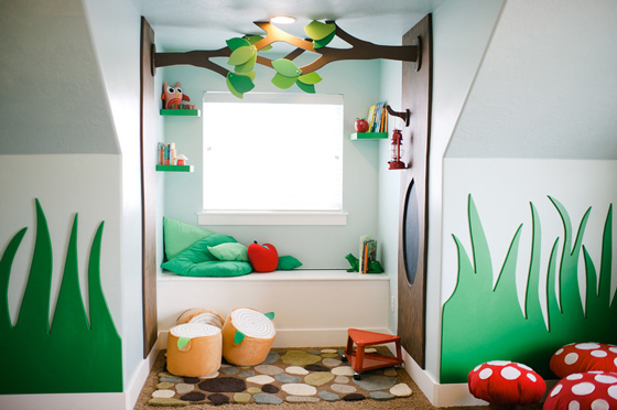 Whimsical Woodland Playroom by Design Loves Detail