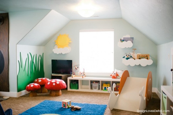 Whimsical Woodland Playroom by Design Loves Detail
