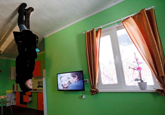 Upside-down House in Siberia, Russia