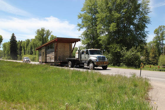 The Wedge Cabin: Space Optimized House on Wheels