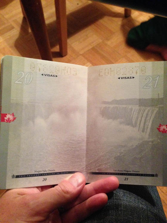 Surprising Design of New Canadian Passport Revealed Under UV Black Light