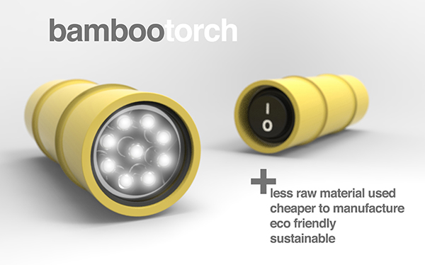 Bamboo Torch: a Nice Try for Eco-friendly Flashlight
