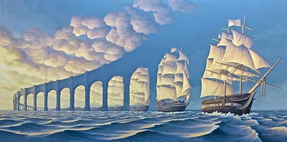 Mind Blowing Optical Illusion Painting by Robert Gonsalves