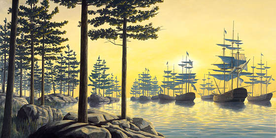 Mind Blowing Optical Illusion Painting by Robert Gonsalves