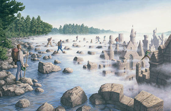 Mind Blowing Optical Illusion Painting by Robert Gonsalves