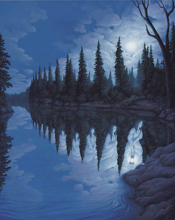 Mind Blowing Optical Illusion Painting by Robert Gonsalves