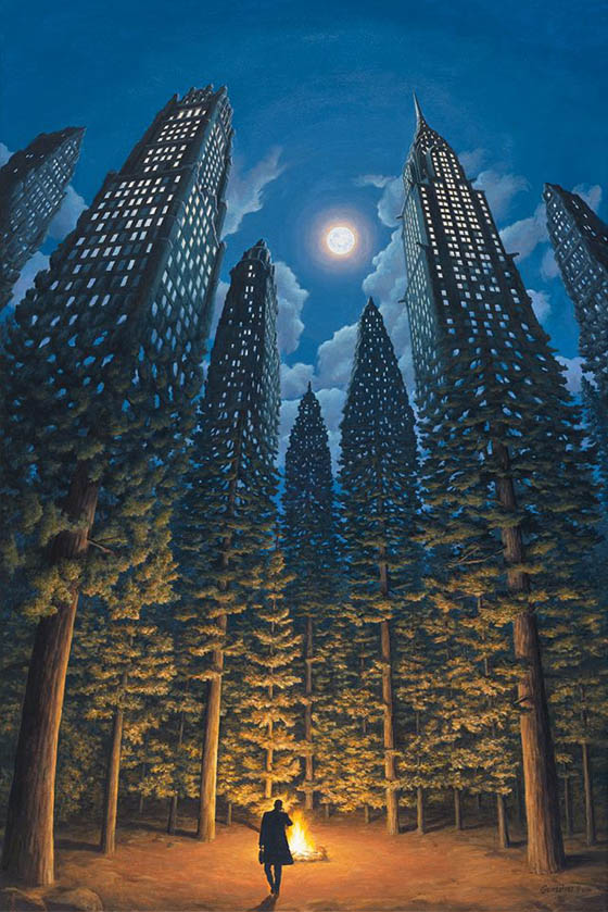 Mind Blowing Optical Illusion Painting by Robert Gonsalves