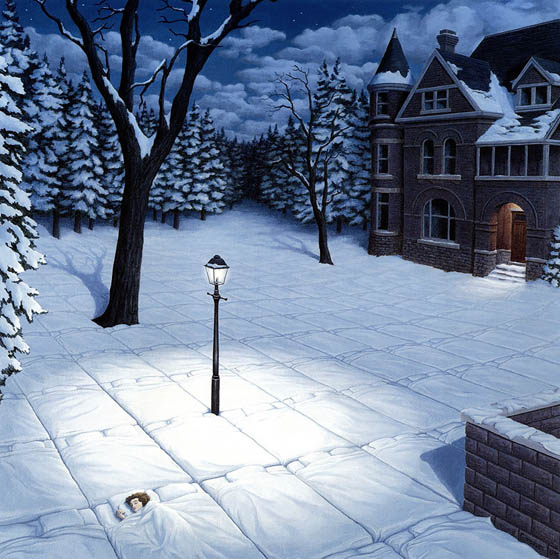 Mind Blowing Optical Illusion Painting by Robert Gonsalves