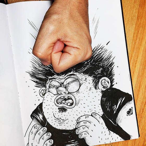 Inkeraction: Playful Interactive Drawings by Alex Solis