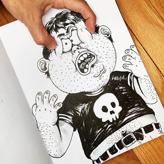 Inkeraction: Playful Interactive Drawings by Alex Solis